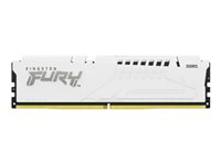 Kingston FURY Beast - DDR5 - sett - 32 GB: 2 x 16 GB - DIMM 288-pin - 6000 MHz / PC5-48000 - CL36 - 1.35 V - ikke-bufret - on-die ECC - hvit KF560C36BWEK2-32