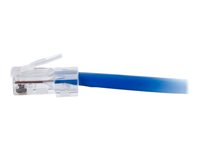 C2G Cat5e Booted Unshielded (UTP) Network Patch Cable - Koblingskabel - RJ-45 (hann) til RJ-45 (hann) - 30 cm - UTP - CAT 5e - formstøpt, uten hindringer, flertrådet - blå 83159