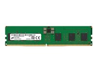 Micron - DDR5 - modul - 16 GB - DIMM 288-pin - 4800 MHz / PC5-38400 - CL40 - 1.1 V - ECC MTC10F1084S1RC48BA1T