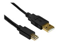StarTech.com Mini DisplayPort to Dual-Link DVI Adapter - USB Powered - Dual Link Connectivity - Black - DVI Active Display Converter (MDP2DVID2) - Videokonverter - Mini DisplayPort - DVI - svart MDP2DVID2