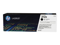 HP 312X - Høy ytelse - svart - original - LaserJet - tonerpatron (CF380X) - for Color LaserJet Pro MFP M476dn, MFP M476dw, MFP M476nw CF380X