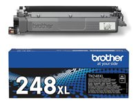 Brother TN248XLBK - Høy ytelse - svart - original - boks - tonerpatron - for Brother DCP-L3520, DCP-L3560, HL-L3220, HL-L3240, HL-L8240, MFC-L3760, MFC-L8390 TN248XLBK