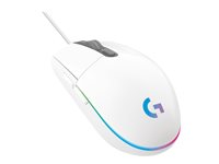 Logitech Gaming Mouse G203 LIGHTSYNC - Mus - optisk - 6 knapper - kablet - USB - hvit 910-005797