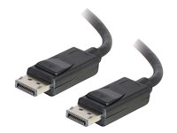 C2G 35ft DisplayPort Cable with Latches - M/M - DisplayPort-kabel - DisplayPort (hann) til DisplayPort (hann) - 10.66 m - låst - svart 54405