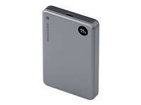 dbramante1928 re-charge - Strømbank - 10000 mAh - 38.5 Wh - 20 watt - 3 A - 2 utgangskontakter (magnetisk, 24 pin USB-C) - grå CP10SLBL7178