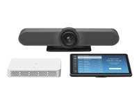 Logitech RoomMate + MeetUp + Tap IP - Videokonferansesett (Logitech Tap IP, Logitech MeetUp) - Certified for Zoom Rooms, Certified for Microsoft Teams, RingCentral Certified 991-000411