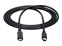 StarTech.com 6ft / 2m USB-C to Mini DisplayPort Cable - 4K 60Hz - Black - USB 3.1 Type C to mDP Adapter (CDP2MDPMM6B) - Adapterkabel - USB-C (hann) til Mini DisplayPort (hann) - USB 3.1 / Thunderbolt 3 / DisplayPort 1.2 - 1.8 m - støtte for 4K 60 Hz (3840 x 2160) - svart CDP2MDPMM6B