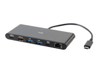 C2G USB-C Docking Station with 4K HDMI, Ethernet, USB and Power Delivery - Dokkingstasjon - USB-C / Thunderbolt 3 - HDMI - 1GbE 88846