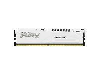 Kingston FURY Beast - DDR5 - sett - 32 GB: 2 x 16 GB - DIMM 288-pin - 5600 MHz / PC5-44800 - CL36 - 1.25 V - ikke-bufret - on-die ECC - hvit KF556C36BWEK2-32