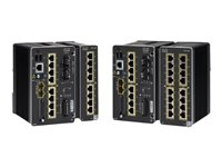 Cisco Catalyst IE3300 Rugged Series - Switch - Styrt - 8 x 10/100/1000 (PoE++) + 2 x 1 Gigabit / 10 Gigabit SFP+ - DIN-skinnemonterbar - PoE++ (480 W) IE-3300-8U2X-E