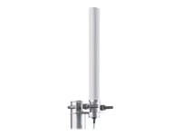 HPE Aruba AP-ANT-19 - Antenne - Wi-Fi - 6 dBi (for 5150 MHz - 5850 MHz), 3 dBi (for 2400 MHz - 2500 MHz) - rundtstrålende - utendørs, takmonterbar, stangmontering, innendørs, I-bjelkemonterbar JW004A