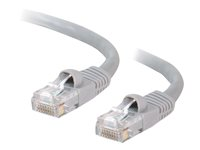 C2G Cat5e Booted Unshielded (UTP) Network Patch Cable - Koblingskabel - RJ-45 (hann) til RJ-45 (hann) - 30 m - UTP - CAT 5e - formstøpt, uten hindringer, flertrådet - grå 83150