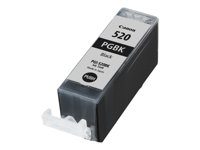 Canon PGI-520BK - 19 ml - svart - original - blekkbeholder - for PIXMA iP3600, iP4700, MP540, MP550, MP560, MP620, MP630, MP640, MP980, MP990, MX860, MX870 2932B001