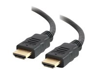 C2G 4ft 4K HDMI Cable with Ethernet - High Speed HDMI Cable - HDMI-kabel med Ethernet - HDMI hann til HDMI hann - 1.22 m - skjermet - svart 50608