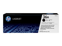 HP 36A - Svart - original - LaserJet - tonerpatron (CB436A) - for LaserJet P1505, P1505n CB436A