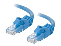 C2G Cat6 Booted Unshielded (UTP) Crossover Patch Cable - Krysskabel - RJ-45 (hann) til RJ-45 (hann) - 7 m - UTP - CAT 6 - formstøpt, uten hindringer, flertrådet - blå 83528