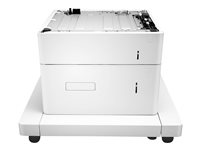 HP Paper Feeder and Stand - skriversokkel med mediemater - 2550 ark J8J92A