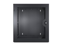 APC NetShelter WX - Rack - veggmonterbar - svart - 13U - 19" - for P/N: SUA1000RM2U, SUA1000RM2U-TU, SUA1000RMI2U AR100HD