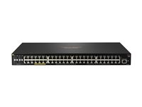 HPE Aruba 2930F 48G PoE+ 4SFP - Switch - L3 - Styrt - 48 x 10/100/1000 (PoE+) + 4 x Gigabit SFP (opplink) - rackmonterbar - PoE+ (740 W) JL557A#ABB