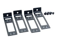 C2G Replacement Mounting Bracket for 16-Port Rack Mount - Brakettsett - front og bak - svart 29985