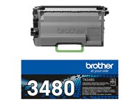 Brother TN-3480 - Høy ytelse - svart - original - tonerpatron - for Brother DCP-L6600, HL-L5000, L5100, L5200, L6300, L6400, MFC-L5700, L5750, L6800, L6900 TN3480