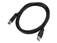 StarTech.com 2m 6 ft Certified SuperSpeed USB 3.0 A to B Cable Cord - USB 3 Cable - 1x USB 3.0 A (M), 1x USB 3.0 B (M) - 2 meter, Black (USB3CAB2M) - USB-kabel - USB Type B (hann) til USB-type A (hann) - USB 3.0 - 2 m - formstøpt - svart - for P/N: KITBXDOCKPEU, KITBXDOCKPNA, KITBXDOCKPUK, SV231HU34K6, SV231QDPU34K, SV431HU34K6 USB3CAB2M