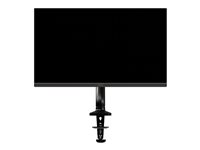 AOC AS110D0 - Monteringssett - justerbar arm - for LCD-skjerm - aluminiumslegering - svart - skjermstørrelse: inntil 27" - skrivebordsmonterbar AS110D0