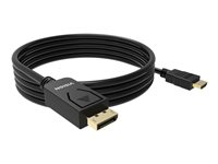 VISION - Adapterkabel - DisplayPort hann til HDMI hann - 2 m - svart - 4K-støtte TC 2MDPHDMI/BL