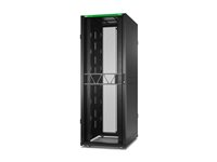 APC NetShelter SX Gen 2 - Rack skap - 2124 H x 750W x 1070D mm, med sider - står på gulv - svart - 42U - 19" - TAA-samsvar - for P/N: SC500RM1U, SMTL3KRM2UCLNC, SMX1000CUS, SMX1500RM2UCNCUS, SRTL2K2RM1UWC, SRTL3KRM1UIC AR3155B2
