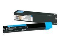 Lexmark - Ekstra høy ytelse - cyan - original - tonerpatron LCCP - for Lexmark C950DE, C950dte C950X2CG