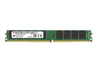 Micron - DDR4 - modul - 32 GB - DIMM 288-pin svært lav profil - 3200 MHz / PC4-25600 - CL22 - 1.2 V - ikke-bufret - ECC MTA18ADF4G72AZ-3G2F1R