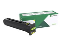 Lexmark - Høy ytelse - gul - original - tonerpatron LCCP, LRP - for Lexmark CX860de, CX860dte, CX860dtfe 82K2UY0