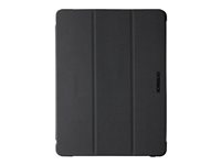 OtterBox React Series - Skjermdeksel for nettbrett - med blyantholder - svart - for Apple 10.2-inch iPad (8. generasjon, 9. generasjon) 77-92197