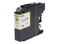 Brother LC223Y - Gul - original - blekkpatron - for Brother DCP-J4120, J562, MFC-J4625, J480, J5320, J680, J880; Business Smart MFC-J4420 LC223Y