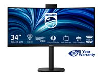 Philips 34B2U3600CH - 3000 Series - LED-skjerm - kurvet - 34" - HDR 34B2U3600CH/00