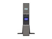 Eaton 9PX 1500VA 1350W 120V Online Double-Conversion UPS - 5-15P, 8x 5-15R Outlets, Cybersecure Network Card Option, Extended Run, 2U Rack/Tower Battery Backup - UPS (rackmonterbar/ekstern) - AC 100/110/120/125 V - 1350 watt - 1500 VA - RS-232, USB - utgangskontakter: 8 - 2U - svart, sølv 9PX1500RT