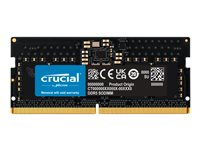 Crucial - DDR5 - modul - 8 GB - SO DIMM 262-pin - 4800 MT/s / PC5-38400 - CL40 - 1.1 V - ikke-bufret - ikke-ECC CT8G48C40S5