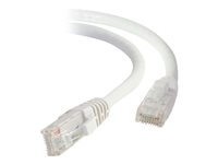 C2G - Koblingskabel - RJ-45 (hann) til RJ-45 (hann) - 3 m - UTP - CAT 6a - med støvel, uten hindringer - hvit 82529