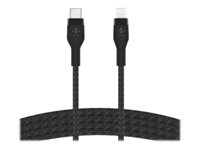 Belkin BOOST CHARGE - Lightning-kabel - 24 pin USB-C hann til Lightning hann - 1 m - svart CAA011BT1MBK