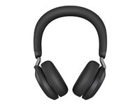 Jabra Evolve2 75 - Hodesett - on-ear - Bluetooth - trådløs - aktiv støydemping - USB-C - lydisolerende - svart - Optimert for UC 27599-989-899