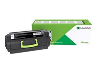 Lexmark 622HE - Høy ytelse - svart - original - tonerpatron Lexmark Corporate - for Lexmark MX710, MX711, MX810, MX811, MX812 62D2H0E