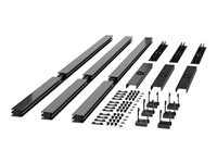 APC NetShelter - Rack-brakett - svart - 1000 mm (en pakke 3) NSAC2151