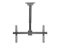 HI-ND Ceiling Mount Universal - Monteringssett (takmontering, teleskopstang) - for flatpanel - svart - skjermstørrelse: 32"-55" C-CM06-02