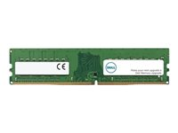 Dell - DDR4 - modul - 8 GB - DIMM 288-pin - 3200 MHz / PC4-25600 - ikke-bufret - ikke-ECC - Oppgradering - for OptiPlex 7080; Vostro 3901 AB120718