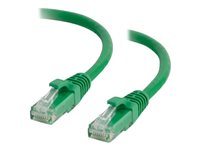 C2G - Koblingskabel - RJ-45 (hann) til RJ-45 (hann) - 5 m - UTP - CAT 6a - med støvel, uten hindringer - grønn 82512